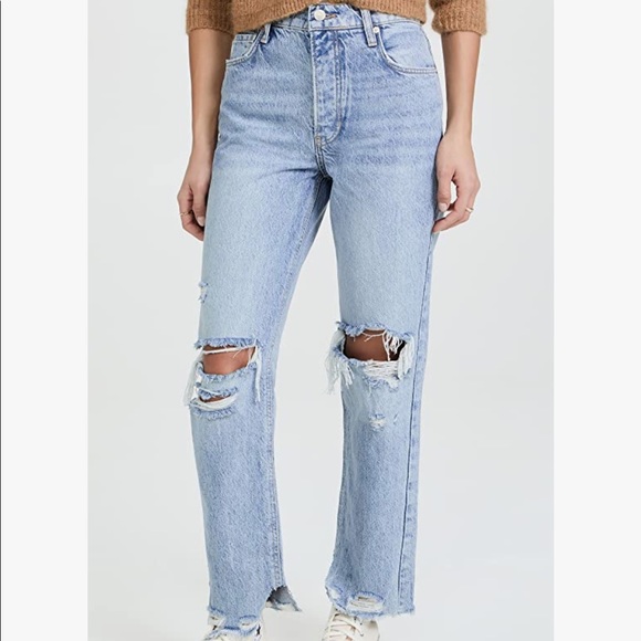 Free People Tapered Baggy Boyfriend Jeans NWT - Picture 3 of 11